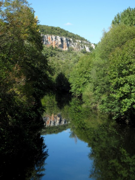 Renske Cramers foto van de rivier de Lot (Frankrijk) op een mooie herfstdag