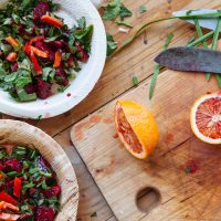 Renske Cramer Creatief foto van gezonde salades bij artikel over gezond eten en 5 jaar Voedselzandloper