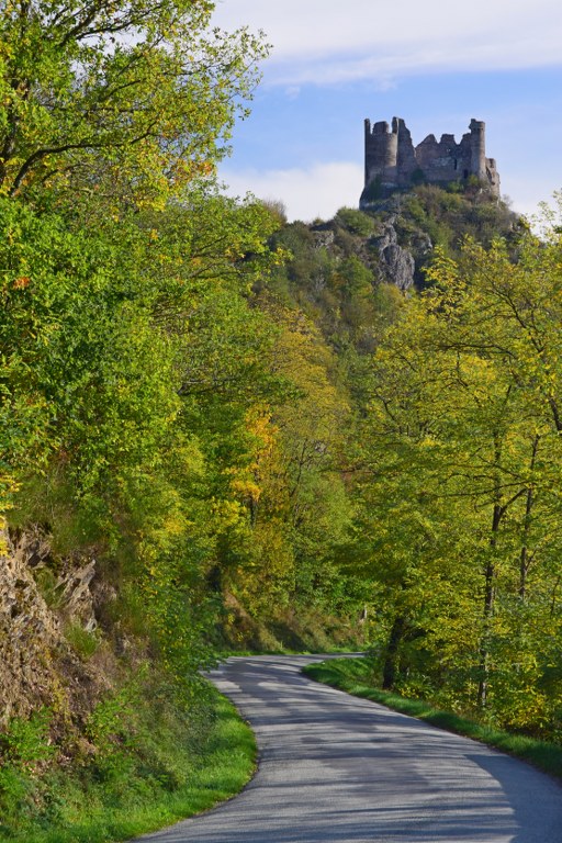 Renske Cramer Creatief foto van een landschap met een kasteel in de Limousin (Frankrijk)