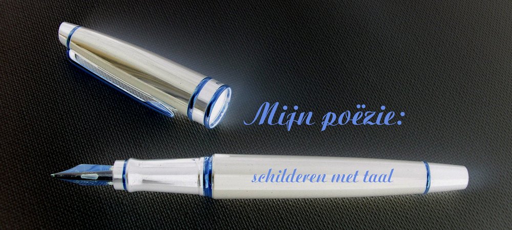 Renske Cramer Creatief header pagina poëzie met vulpen