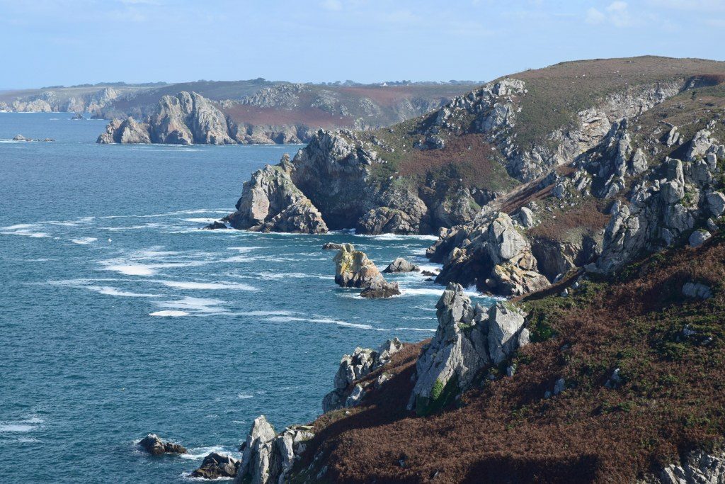 Renske Cramer Creatief foto van de rotsige kust van Bretagne (Frankrijk)