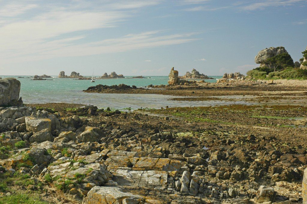 Renske Cramer Creatief foto van de rotsige kust van Bretagne (Frankrijk)
