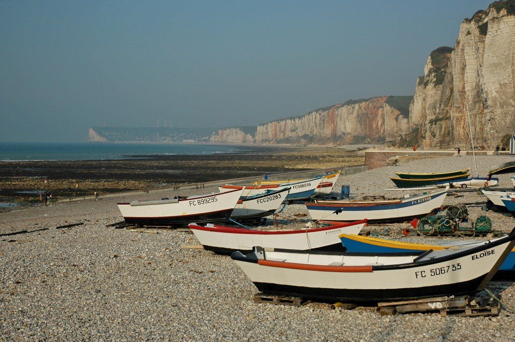 Renske Cramer Creatief foto van de falaisekust van de Haute-Normandie (Frankrijk)