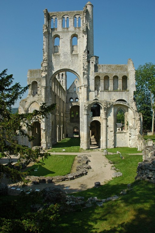 Renske Cramer Creatief foto van de Abbaye de Jumièges in de Normandie (Frankrijk)